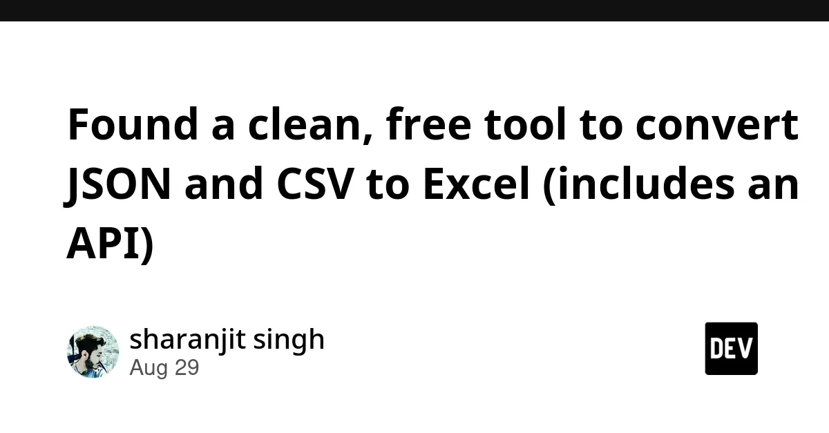 利用JSON/CSV转Excel工具提供自动化数据处理服务