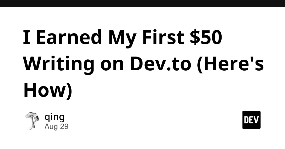 在Dev.to撰写技术内容变现